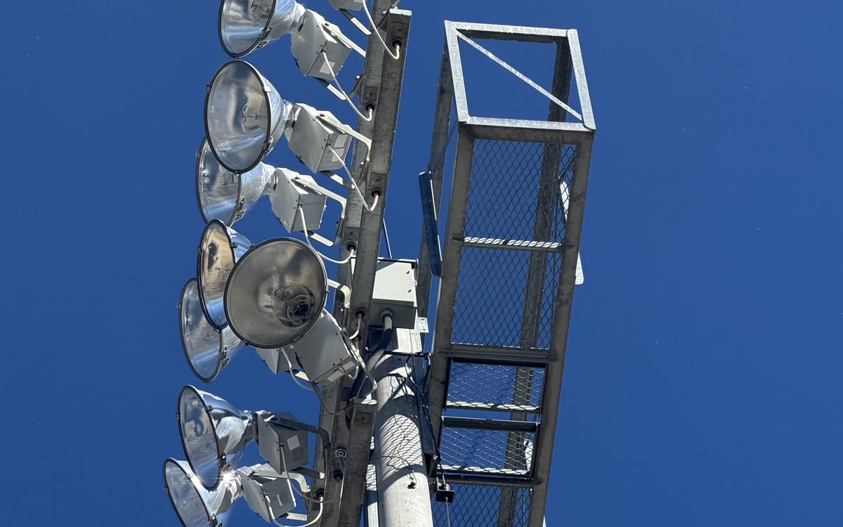 Dulce High School Football lighting installation
