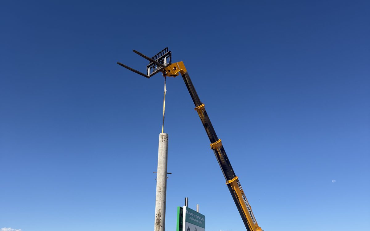 Academy of Charter Schools lighting installation