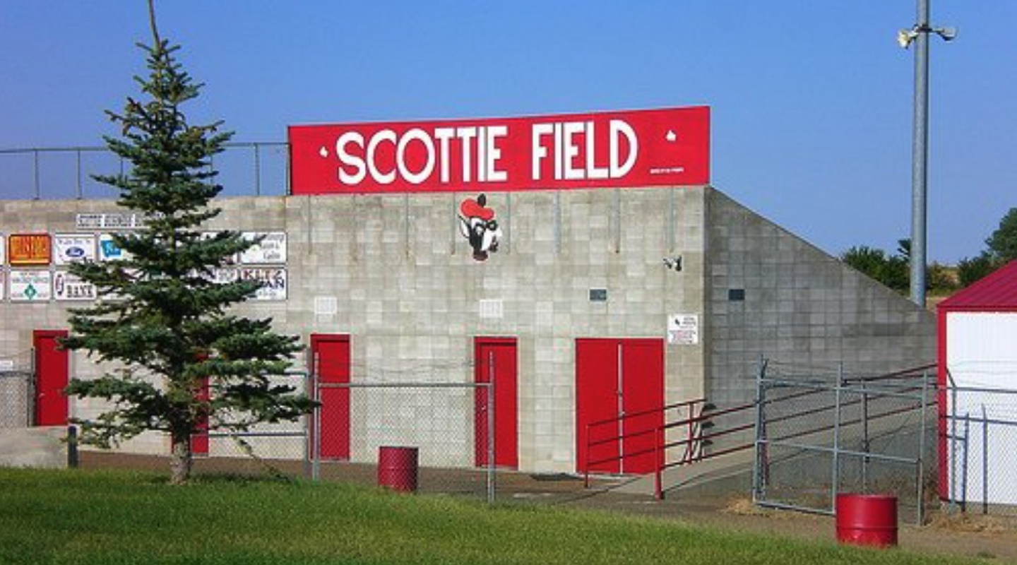 Scottie Field entrance at Glasgow High School
