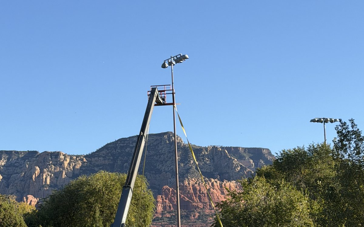 Posse Ground Soccer lighting installation
