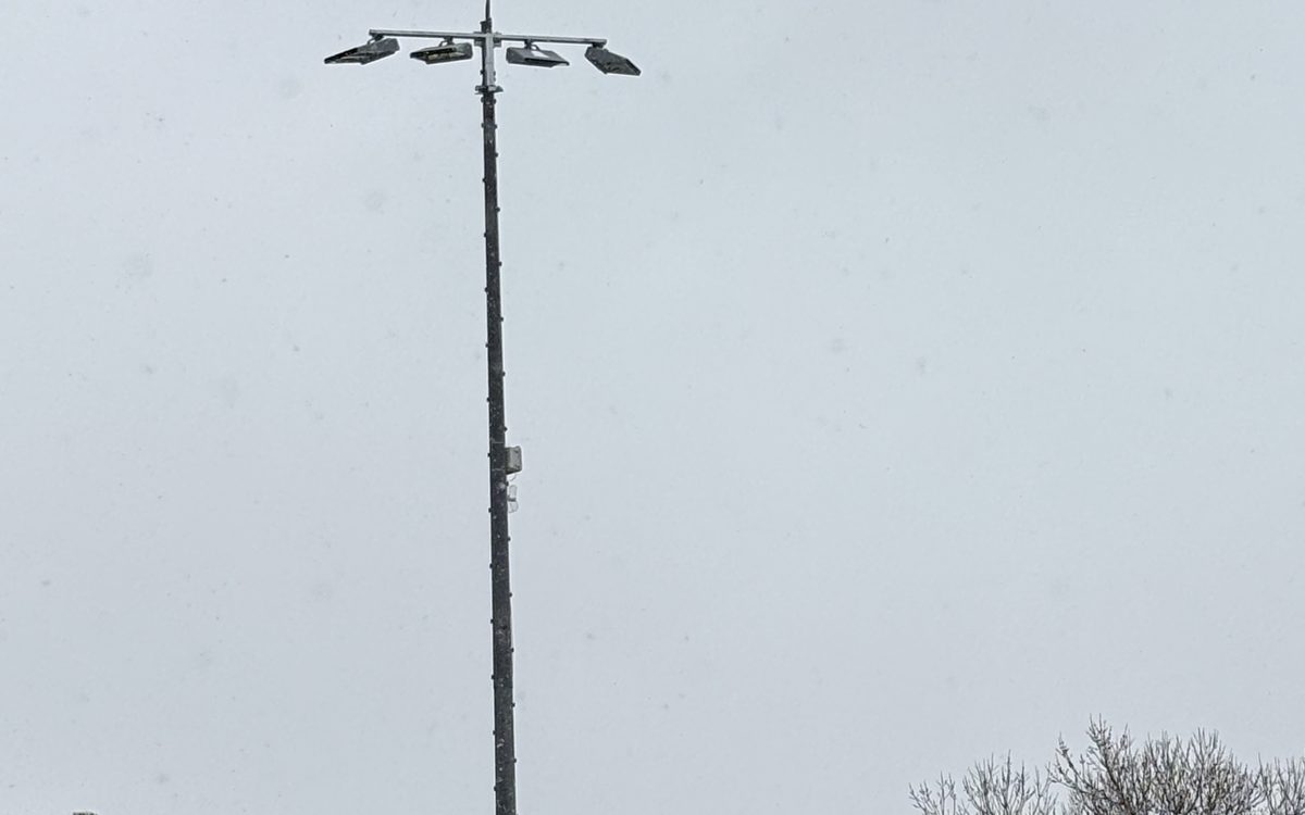 Garden Acres Park lighting installation