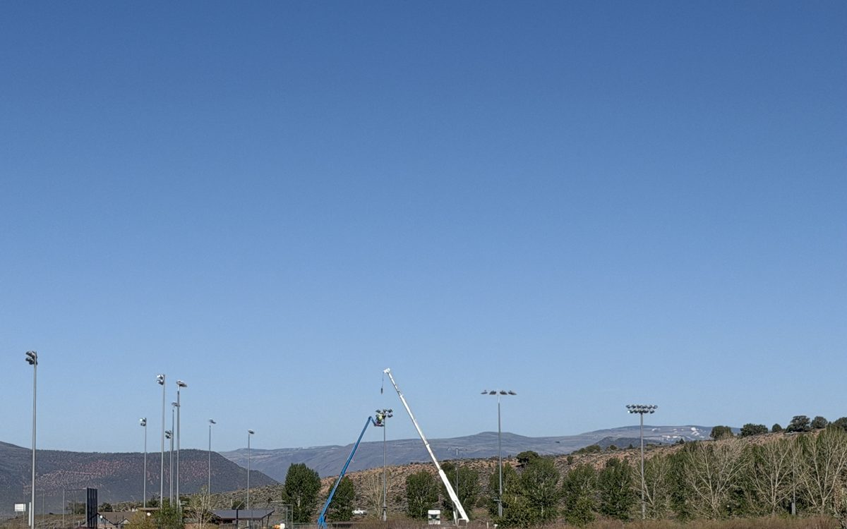 Eagle Sports Complex lighting installation
